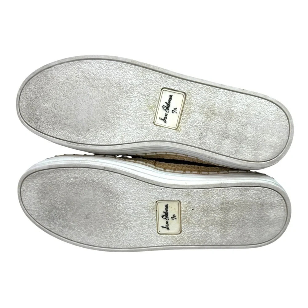 Sam Edelman Kavi Denim Platform Espadrille Sneakers Size 7.5 Coastal Y2K Retro
